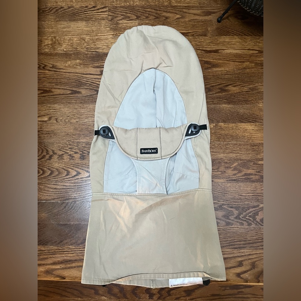 BabyBjörn Bouncer Balance Soft, Cotton, Khaki/Beige Replacement Cover Only